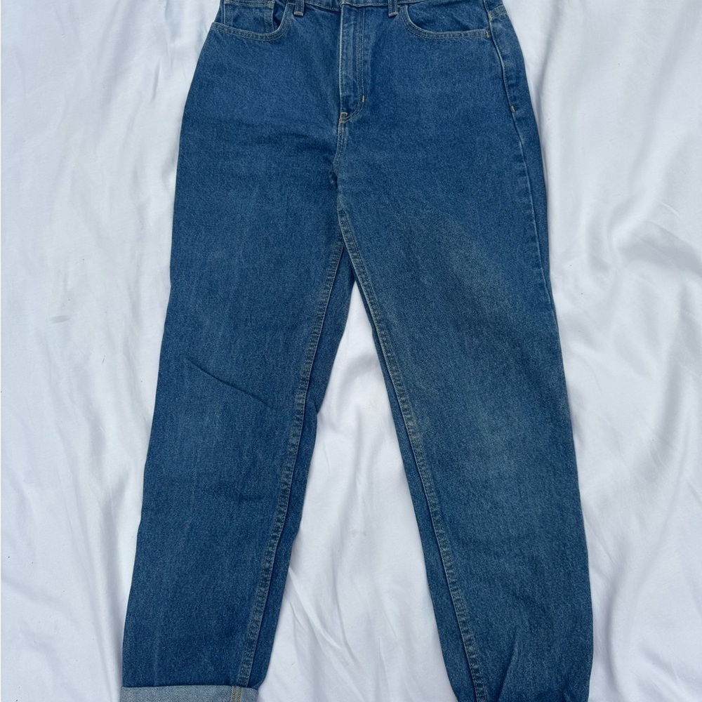 American Apparel High Waist Blue Jeans